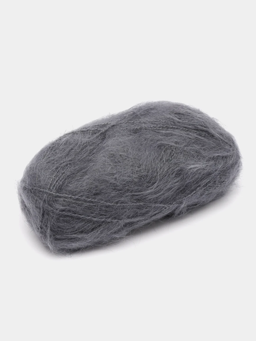 Серый пряжа Alize Mohair Classic new, Ализе Мохер Классик