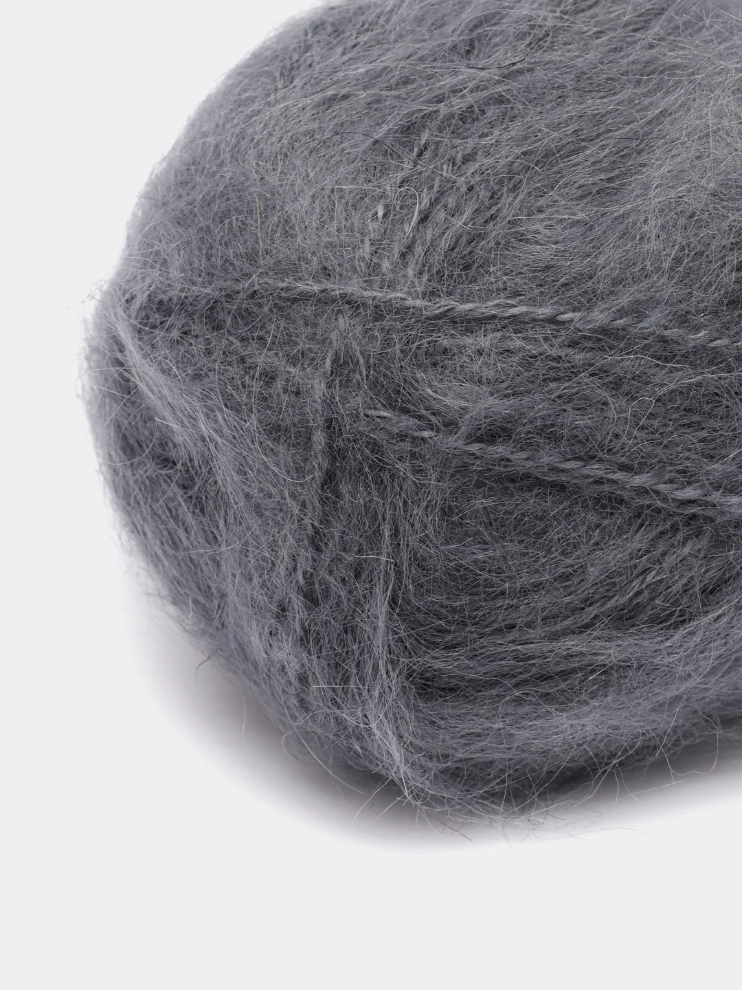 Серый пряжа Alize Mohair Classic new, Ализе Мохер Классик