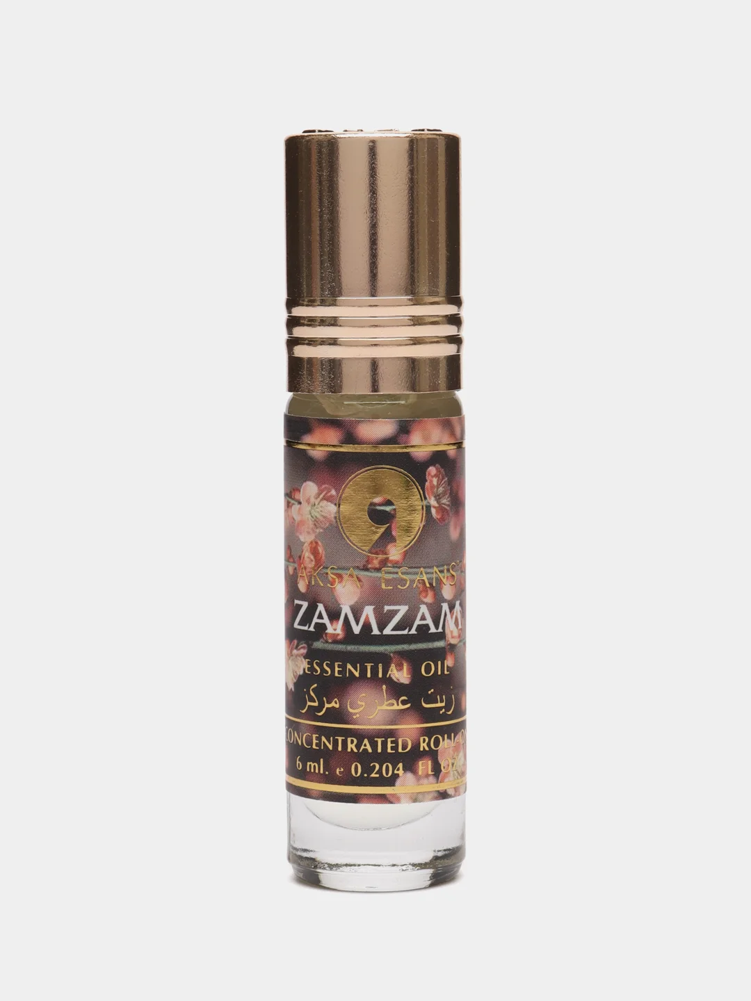 Масляные духи AKSA ESANS ZAMZAM "Акса Замзам", роликовый флакон, 6 мл
