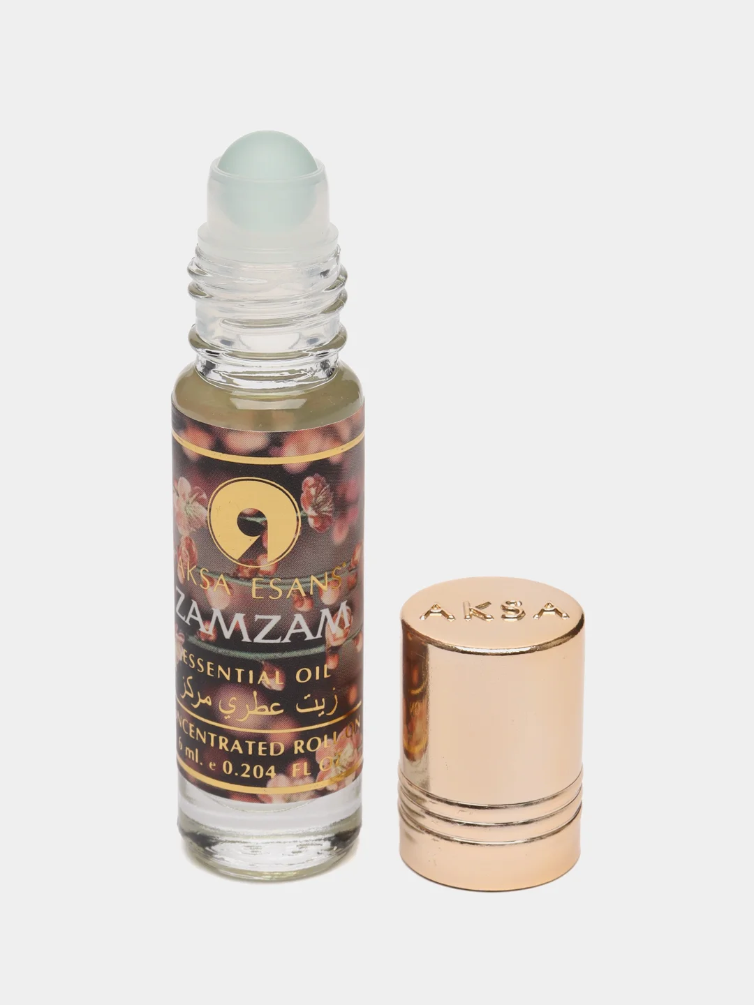Масляные духи AKSA ESANS ZAMZAM "Акса Замзам", роликовый флакон, 6 мл