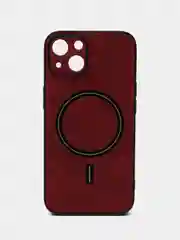 Красный чехол на Айфон Magsafe (Магсейф) Apple iPhone XR 11, 12, 13, 14 Pro Max