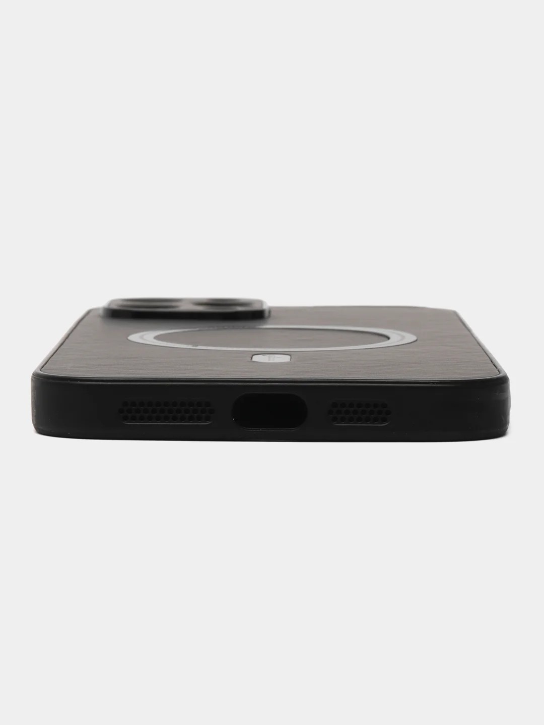 Серый чехол на Айфон Magsafe (Магсейф) Apple iPhone XR 11, 12, 13, 14 Pro Max