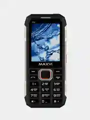 Темно-синий мобильный телефон Maxvi T12, С КАМЕРОЙ, ФУНКЦИЯ POWER BANK, АККУМУЛЯТОР 2500мАч