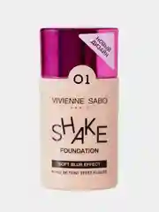 Тональный крем с натуральным блюр эффектом Vivienne Sabo Shakefoundation, тон 01, 25 мл