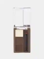 Набор для бровей Vivienne Sabo Fixateur Superb, тени, цветной воск и хайлайтер, тон 02