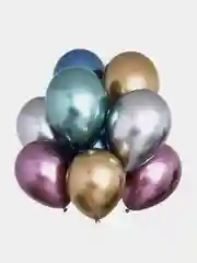 Воздушный шар хром, металлик
