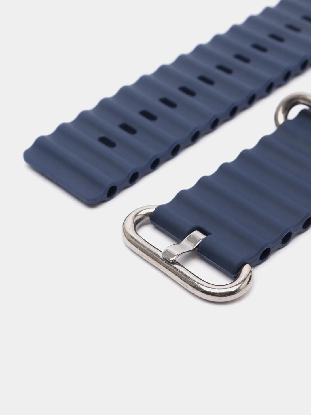 Лазурный ремешок для смарт-часов Apple Watch Ocean band Ultra, силиконовый, 42-49 мм