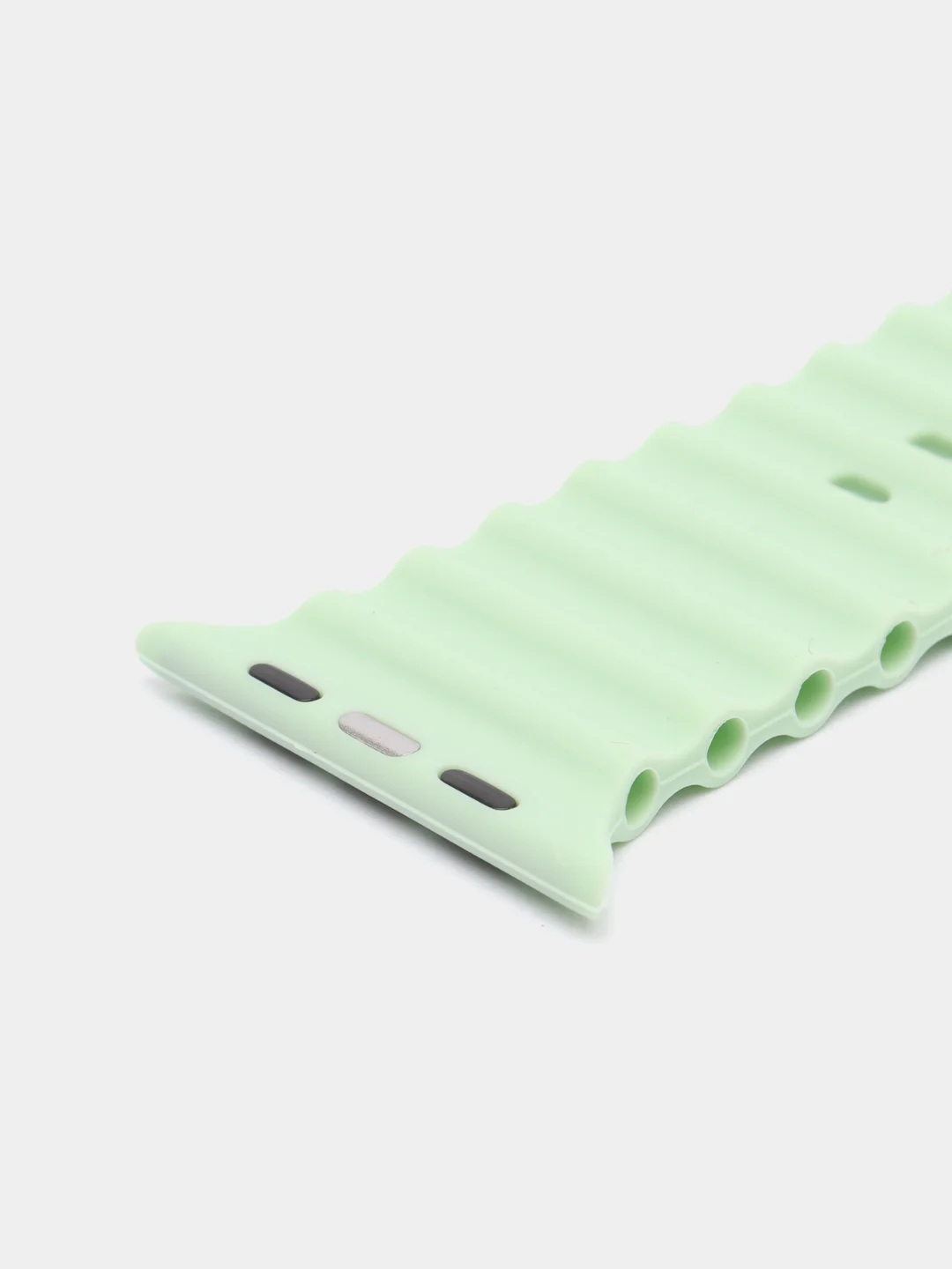 Салатовый ремешок для смарт-часов Apple Watch Ocean band Ultra, силиконовый, 42-49 мм