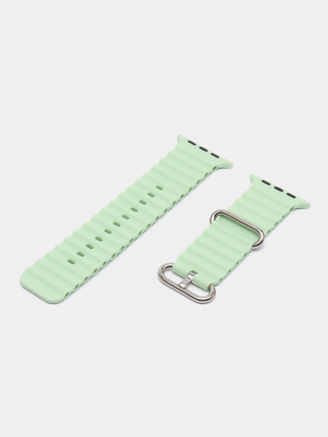 Салатовый ремешок для смарт-часов Apple Watch Ocean band Ultra, силиконовый, 42-49 мм