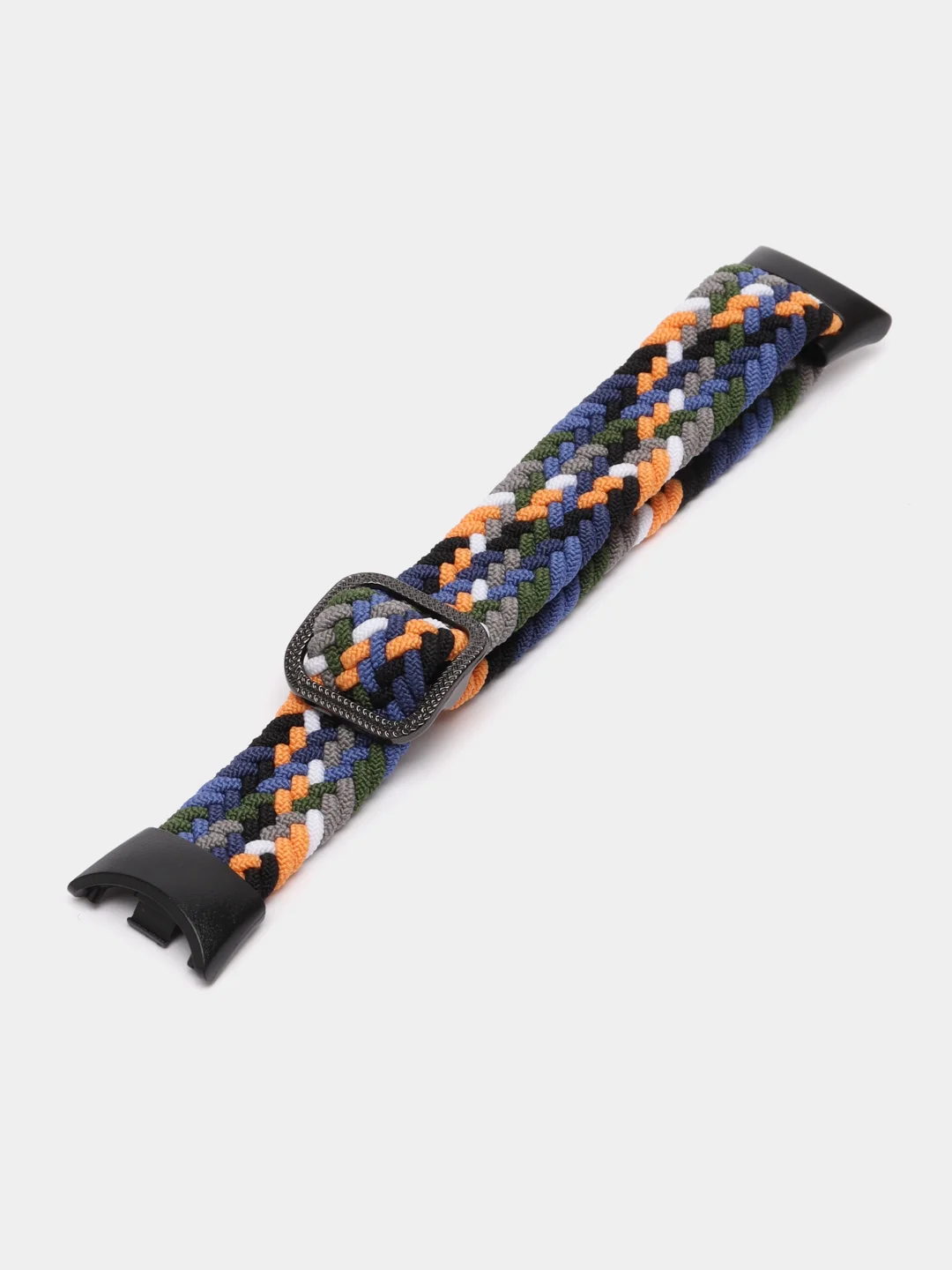 Синий меланж ремешок для Xiaomi Mi Band 8 / 9 нейлоновый
