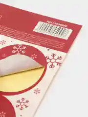 Алый наклейки для цветов и подарков,новогодние