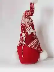 Белый новогодняя игрушка "Гномик", для ёлки и интерьера