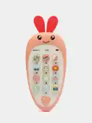 Коралловый детский развивающий телефон, музыкальный