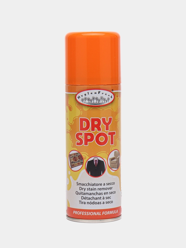 Профессиональный спрей для удаления жировых пятен без стирки DRY SPOT, 200 мл, Tintolav