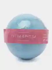 Голубой бомбочка для ванны шипящая