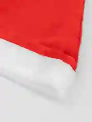 Шапка деда мороза, колпак новогодний, красная, 30х40 см, Золотая Сказка, 592008