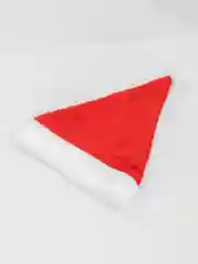 Шапка деда мороза, колпак новогодний, красная, 30х40 см, Золотая Сказка, 592008