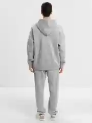 Серый металлик мужской спортивный костюм, трехнитка, с начесом
