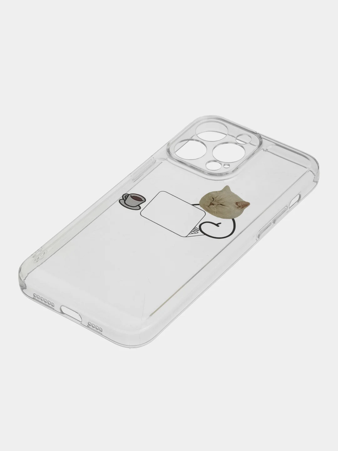 Светло-оранжевый чехол для iPhone 11, 12, 13, 14, Pro Max с принтом, с защитой камеры, прозрачный айфон