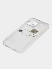 Светло-оранжевый чехол для iPhone 11, 12, 13, 14, Pro Max с принтом, с защитой камеры, прозрачный айфон