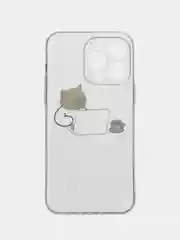 Светло-оранжевый чехол для iPhone 11, 12, 13, 14, Pro Max с принтом, с защитой камеры, прозрачный айфон
