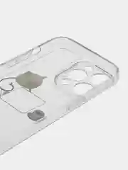 Светло-оранжевый чехол для iPhone 11, 12, 13, 14, Pro Max с принтом, с защитой камеры, прозрачный айфон
