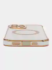 Бежевый чехол на Айфон Magsafe магсейф IPhone  11 12 13 14 15 Pro Max