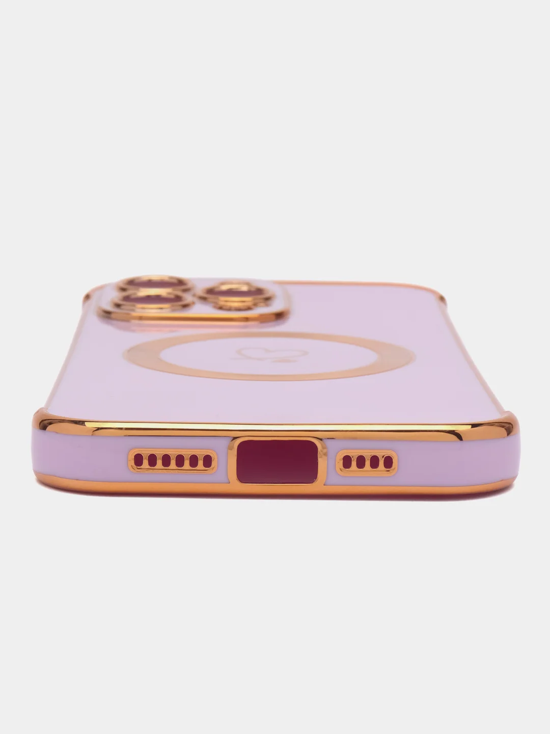 Лавандовый чехол на Айфон Magsafe магсейф IPhone 11 12 13 14 15 Pro Max