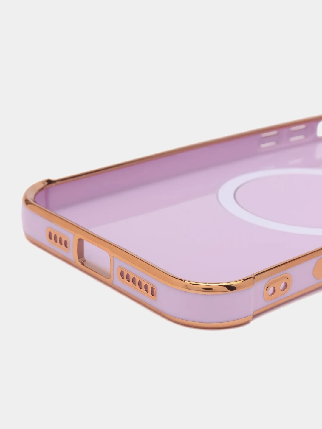 Лавандовый чехол на Айфон Magsafe магсейф IPhone 11 12 13 14 15 Pro Max