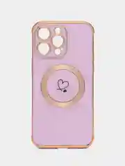 Лавандовый чехол на Айфон Magsafe магсейф IPhone  11 12 13 14 15 Pro Max