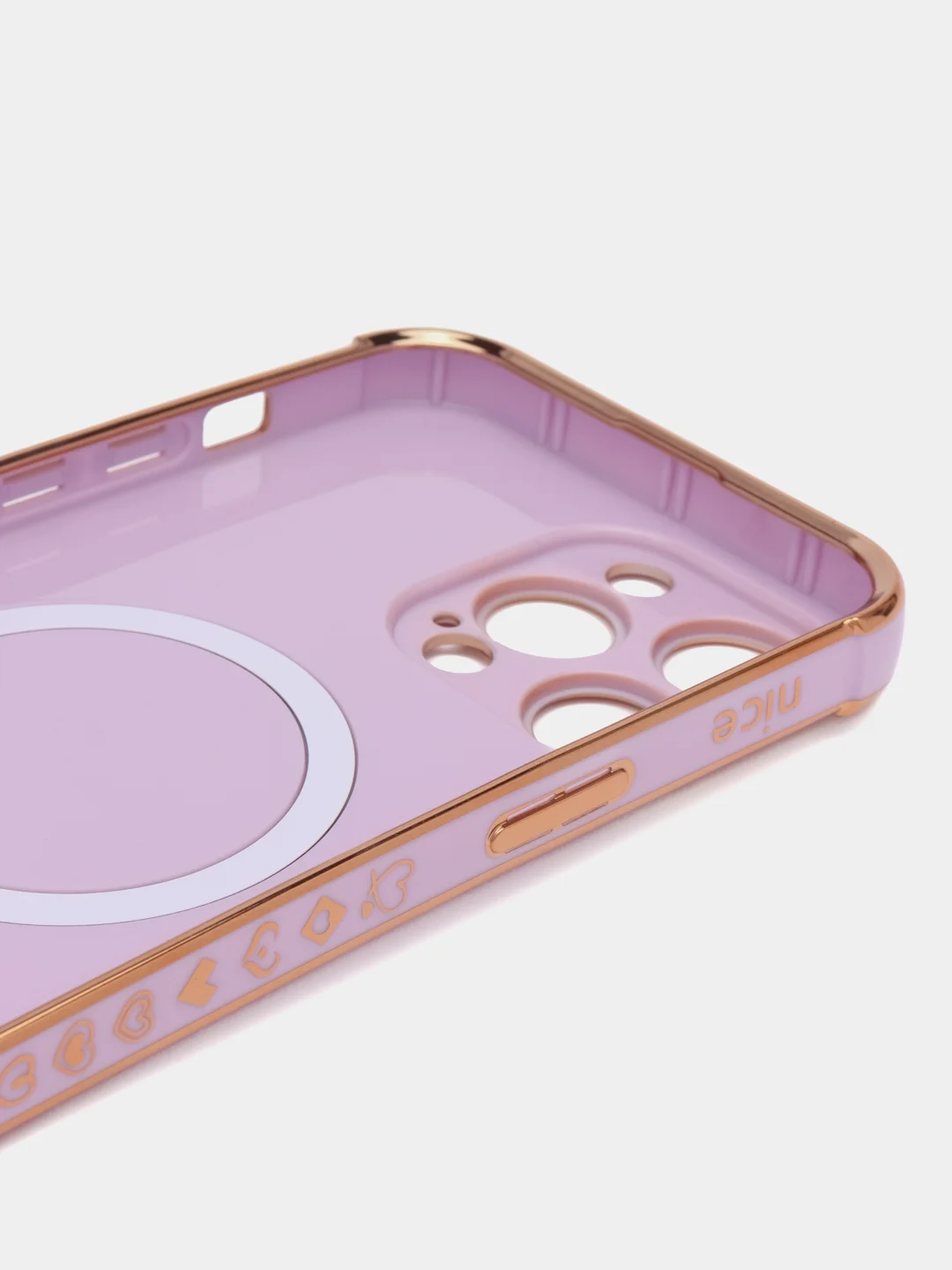 Лавандовый чехол на Айфон Magsafe магсейф IPhone 11 12 13 14 15 Pro Max