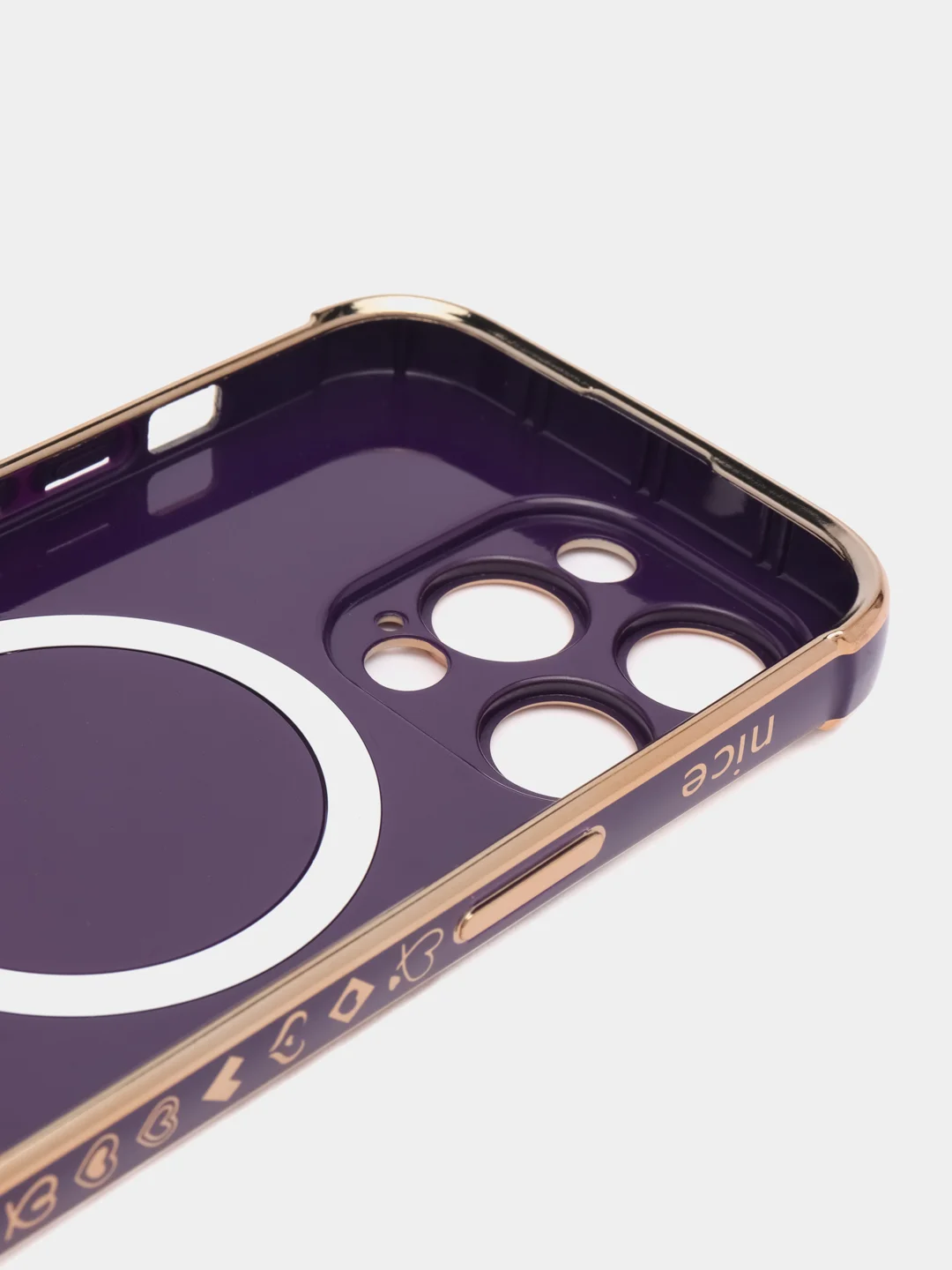 Лавандовый чехол на Айфон Magsafe магсейф IPhone 11 12 13 14 15 Pro Max