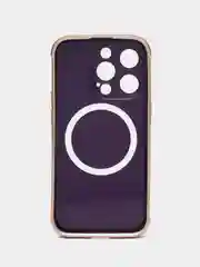 Лавандовый чехол на Айфон Magsafe магсейф IPhone  11 12 13 14 15 Pro Max