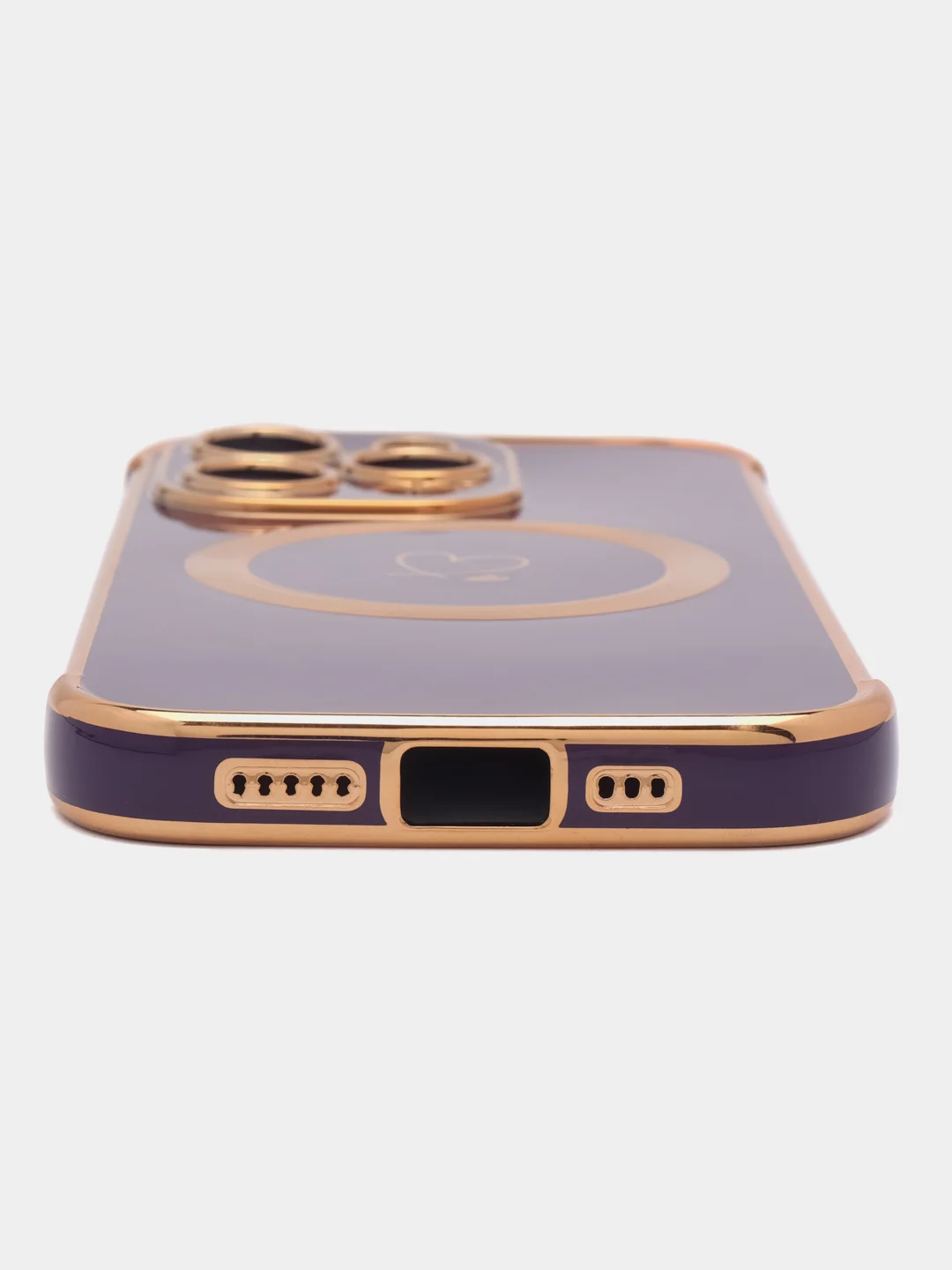 Лавандовый чехол на Айфон Magsafe магсейф IPhone 11 12 13 14 15 Pro Max