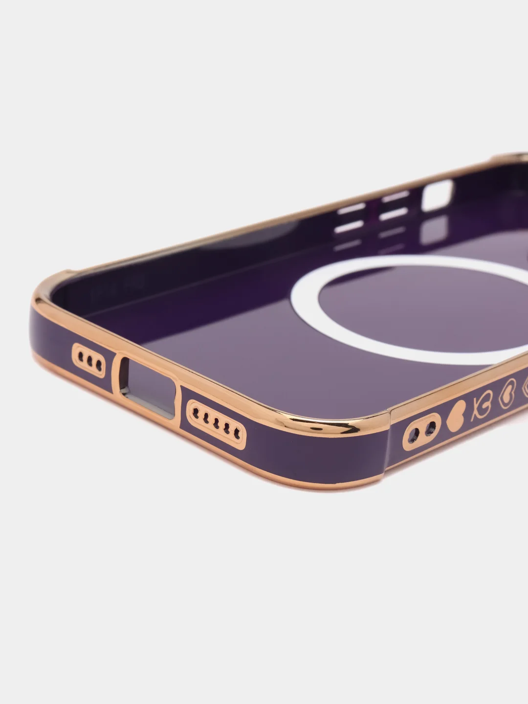 Лавандовый чехол на Айфон Magsafe магсейф IPhone 11 12 13 14 15 Pro Max