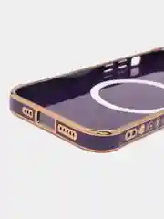 Лавандовый чехол на Айфон Magsafe магсейф IPhone  11 12 13 14 15 Pro Max