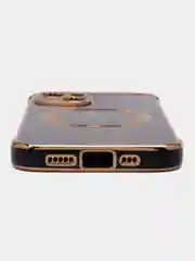 Черный чехол на Айфон Magsafe магсейф IPhone  11 12 13 14 15 Pro Max