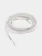 Белый эластичные шнурки с капсулой