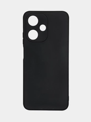 Чехол Infinix Hot 30 Play / Инфиникс Хот 30 Плей, черный, силиконовый