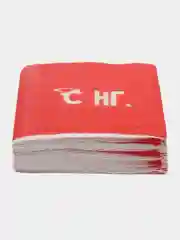 Коралловый салфетки бумажные однослойные, 24 х 24 см, на Новый год,символ года змея