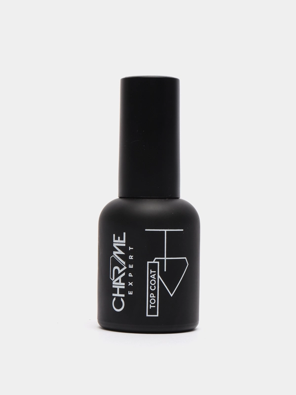 Топ для гель-лака Серебро Charme Expert Shimmer без липкого слоя, завершающее покрытие