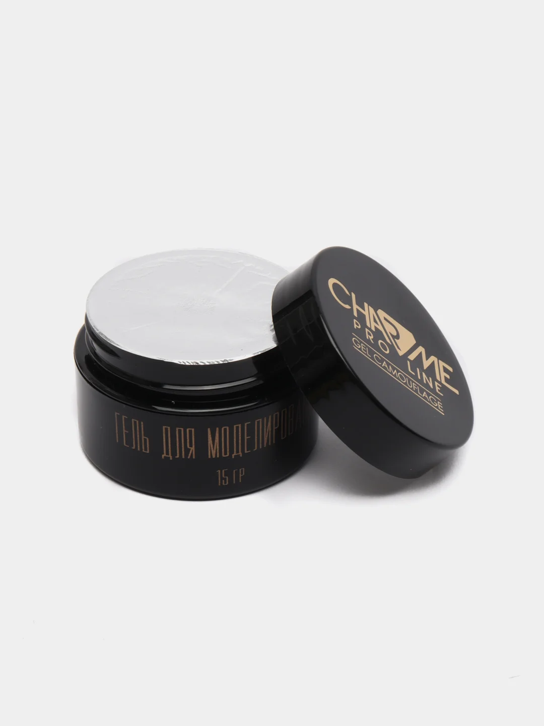 Гель камуфлирующий с поталью 01, Charme Pro, для наращивания ногтей, 15 г
