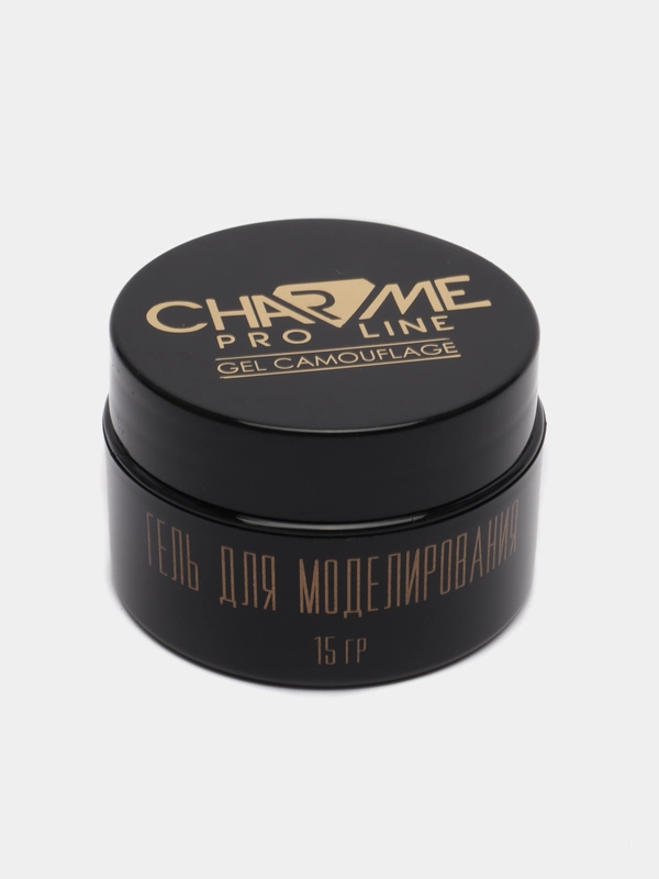 Гель камуфлирующий с поталью 01, Charme Pro, для наращивания ногтей, 15 г