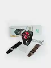 Черный смарт-часы наручные Smart Watch DT NO.1 3 Max Ultra, круглые