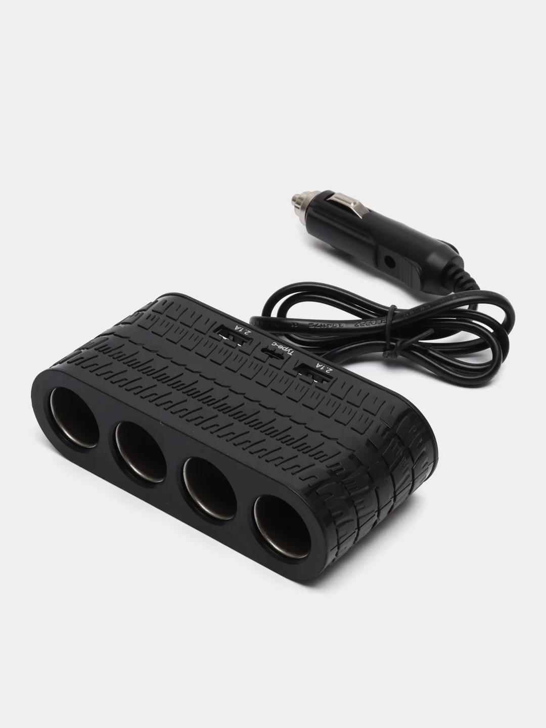 Разветвитель гнезда Olesson 1654 прикуривателя на 4 порта с 2 портами USB и 1 Type-C, USB