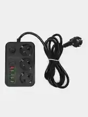 Сетевой фильтр удлинитель Live Power, 3 розетки, 5 USB, 1 Type-C