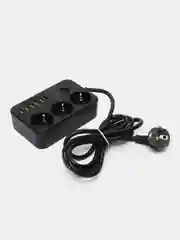 Сетевой фильтр удлинитель Live Power, 3 розетки, 5 USB, 1 Type-C