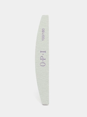 Пилка для ногтей OPI полукруглая, на вспененной основе, 100/180 грит