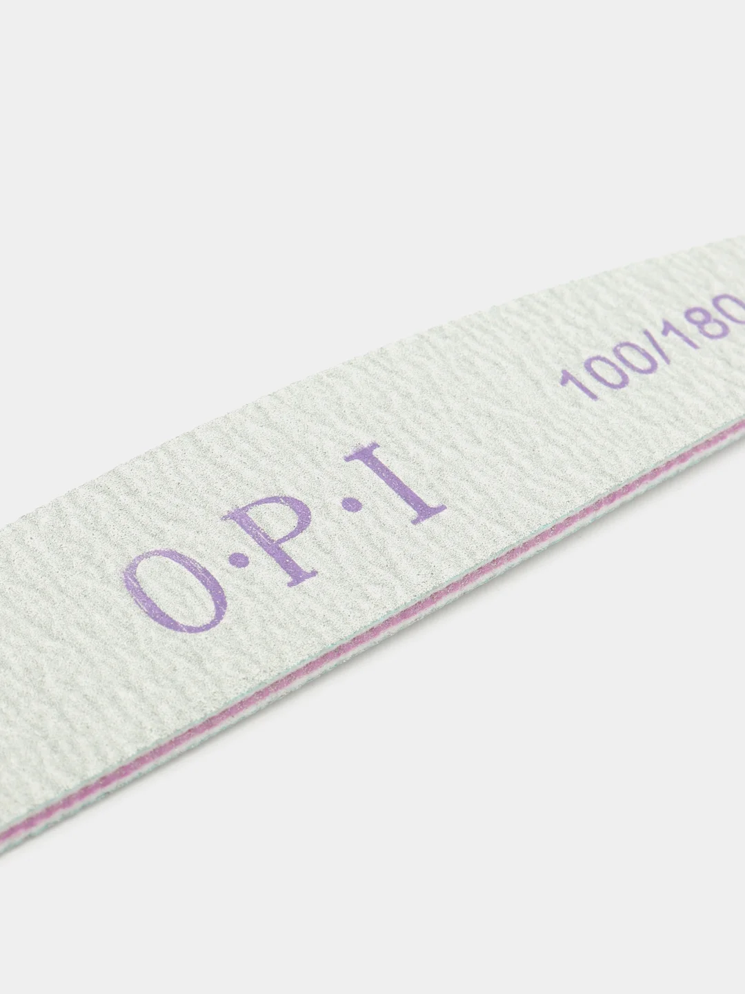 Пилка для ногтей OPI полукруглая, на вспененной основе, 100/180 грит