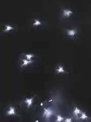 Белый гирлянда ,штора, фиолетовый белый и желтый свет, 3 х 2.5